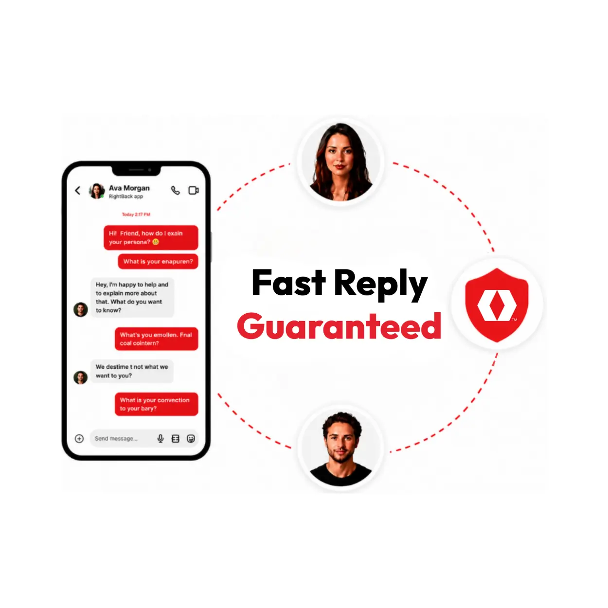Increase communications with RightBack professional messaging